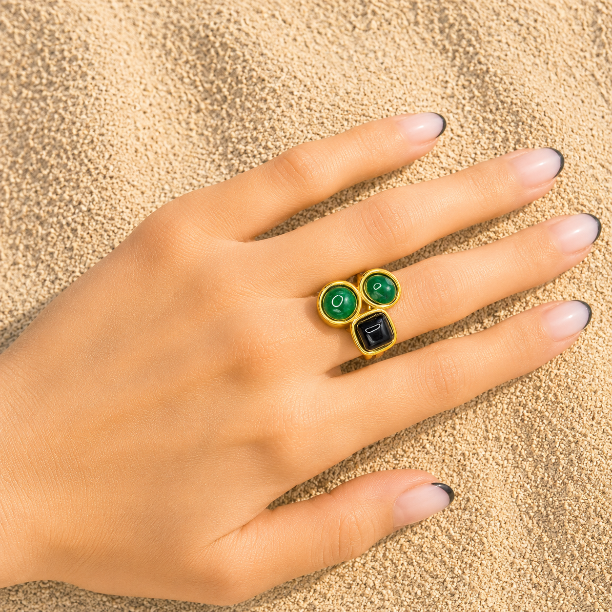 Bague Apolline vert