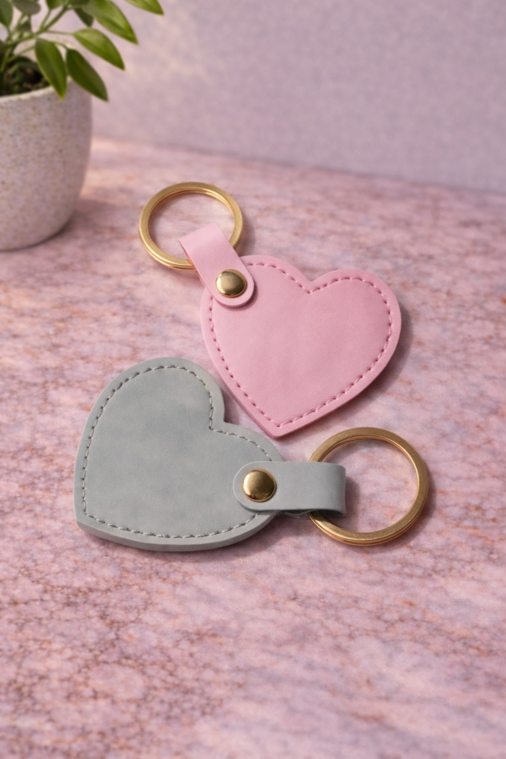 Porte clé cœur personnalisé
