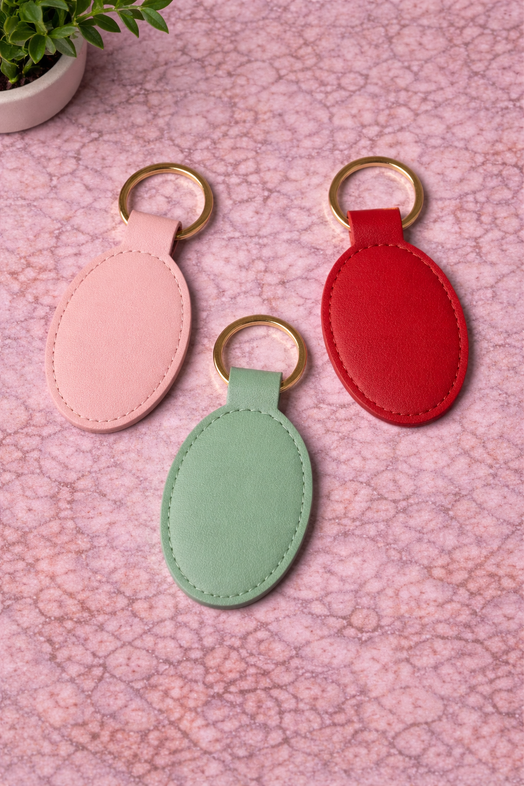 Porte clé ovale personnalisé